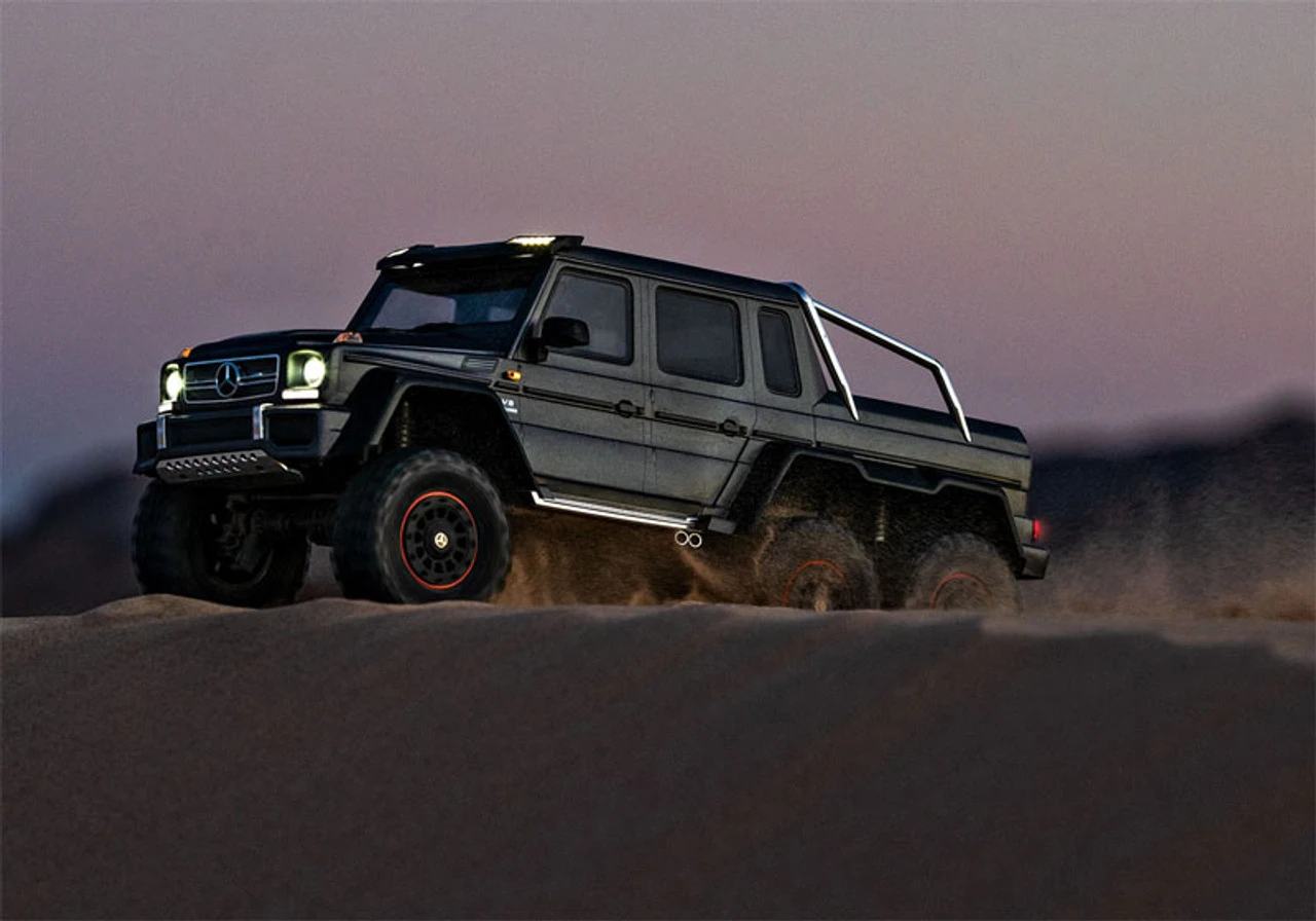 Traxxas TRX-6 Mercedes-Benz G 63 AMG 6x6 Scale & Trail RTR RC Crawler With Clipless Body 8 Traxxas TRX-6 Mercedes-Benz G 63 AMG 6x6 Scale & Trail RTR RC Crawler With Clipless Body - Image 8