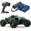 Traxxas Maxx Ultimate 4S RTR Brushless 4x4 RC Monster Truck With WideMAXX LiPo Combo Package