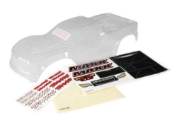 Traxxas Maxx Clear Body With Window Masks & Decals