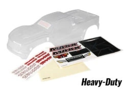 Traxxas Maxx Heavy Duty Clear Body W/Masks & Decals (Clear, Trimmed, Requires Painting)