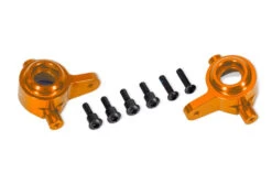 Traxxas Orange Aluminum Steering Blocks (Left & Right)