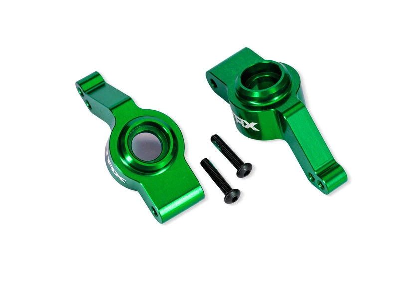 Traxxas Green Aluminum Stub Axle Carriers (Left & Right) 1 Traxxas Green Aluminum Stub Axle Carriers (Left & Right)