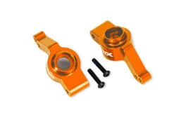 Traxxas Orange Aluminum Stub Axle Carriers (Left & Right)