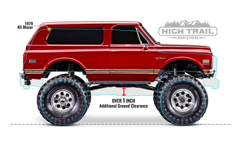 Traxxas TRX-4 1972 Chevrolet K5 Blazer 4WD RTR Rock Crawler Trail Truck W/3S LiPo COMBO 19 Traxxas TRX-4 1972 Chevrolet K5 Blazer 4WD RTR Rock Crawler Trail Truck W/3S LiPo COMBO - Image 19