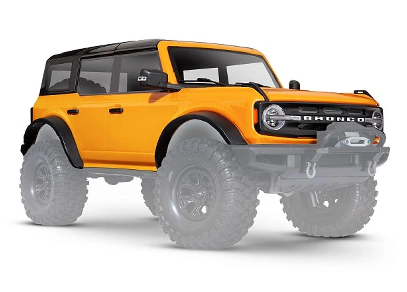 Traxxas TRX-4 2021 Ford Bronco (Cyber Orange) Body Complete 1 Traxxas TRX-4 2021 Ford Bronco (Cyber Orange) Body Complete