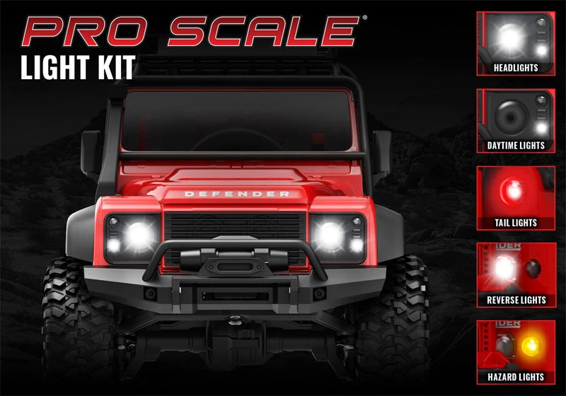 Traxxas TRX-4m Defender Pro Scale Light Set 1 Traxxas TRX-4m Defender Pro Scale Light Set