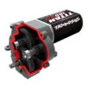 Traxxas Complete High Range Trail Gearing Transmission (16.6:1 Reduction Ratio) With Titan 180 87T Motor