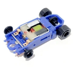 Viper Scale Racing (BLUE Colored Chassis) Viper Built Super 7 “HB” Ready To Race HO Slot Car Chassis