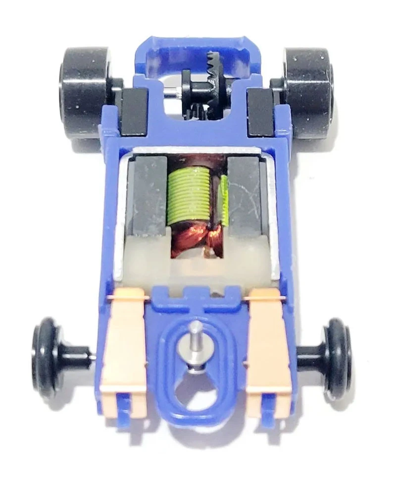 Viper Scale Racing (BLUE Colored Chassis) Viper Built Super 7 “HB” Ready To Race HO Slot Car Chassis 2 Viper Scale Racing (BLUE Colored Chassis) Viper Built Super 7 “HB” Ready To Race HO Slot Car Chassis - Image 2