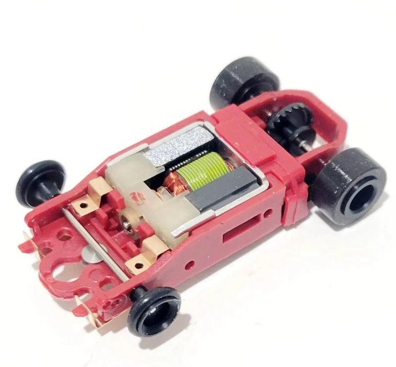 Viper Scale Racing (RED Colored Chassis) Viper Built Super 7 “HB” Ready To Race HO Slot Car Chassis 1 Viper Scale Racing (RED Colored Chassis) Viper Built Super 7 “HB” Ready To Race HO Slot Car Chassis