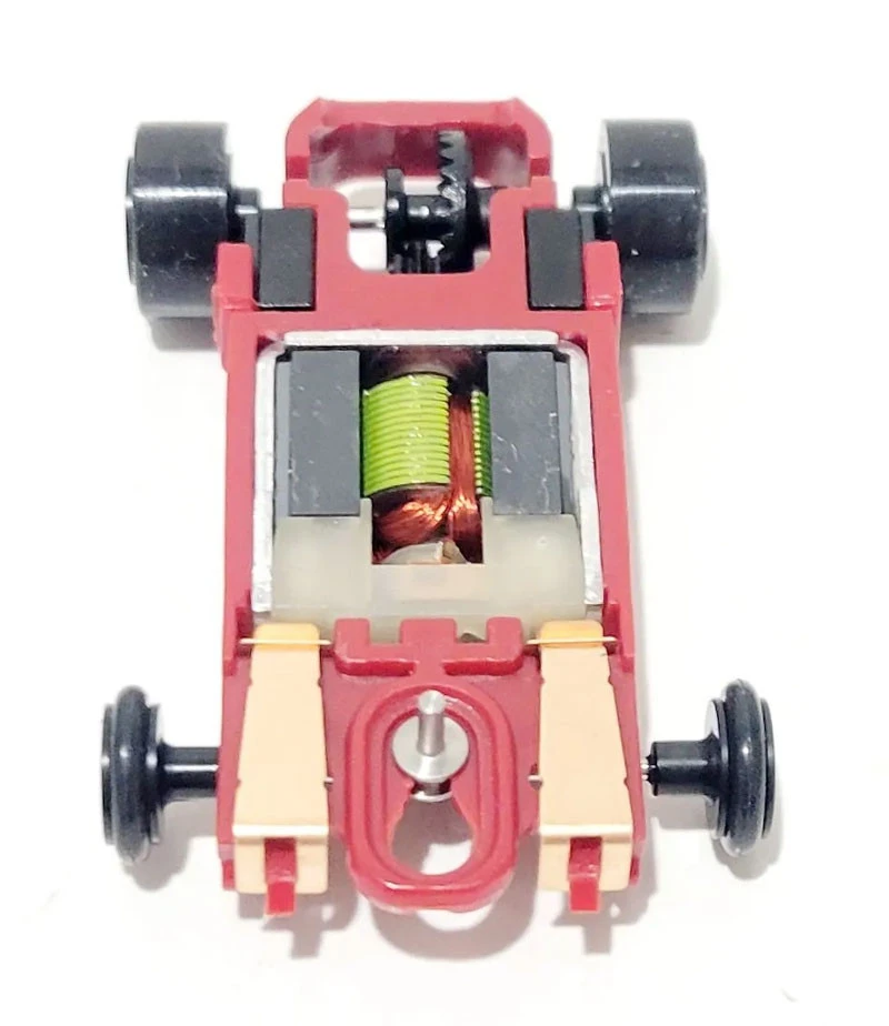 Viper Scale Racing (RED Colored Chassis) Viper Built Super 7 “HB” Ready To Race HO Slot Car Chassis 2 Viper Scale Racing (RED Colored Chassis) Viper Built Super 7 “HB” Ready To Race HO Slot Car Chassis - Image 2