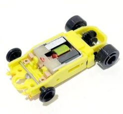 Viper Scale Racing (YELLOW Colored Chassis) Viper Built Super 7 “HB” Ready To Race HO Slot Car Chassis